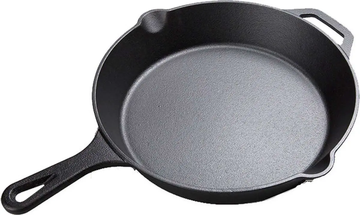 Koock Amsterdam® Skillet - gietijzer - 25cm - koekenpan - geschikt voor alle warmtebronnen